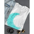 thumbnail image 3 of Colorful Moon T-Shirt Women -SPIdeals Designs, Female 4X-Large, 3 of 4