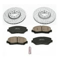 thumbnail image 3 of PowerStop Front Z23 Evolution Sport Carbon-Fiber Ceramic Brake Pad and Drilled & Slotted Rotor Kit Fits: CHRYSLER DODGE Select Models K6372, 3 of 10