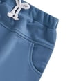 thumbnail image 5 of Ulanda Toddler Baby Boy Outfits Long Sleeve Contrast Color Sweatshirt Solid Pants Autumn Winter Clothes Set (Blue, 18-24 Months), 5 of 5