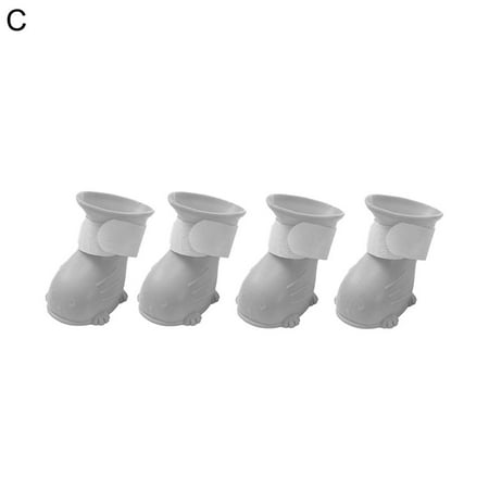 /set Cute Pet Shoe Dog Waterproof Shoes Rain Boots For Dog Cat Puppy Y0X2