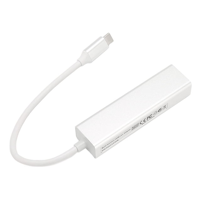 Station d'Accueil RJ45, Transfert de Données Haute Vitesse Plug And Play Adaptateur USB C Professionnel Performance Stable Compact en Alliage d'Aluminium pour Appareils USB C