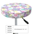 thumbnail image 2 of Sea Turtles Round Bar Stool Seat Covers, Elastic Round Chair Cover Stool Seat Slipcover Bar Stool Cushions Round Pad for 12-14 inch, 2 of 5