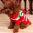 thumbnail image 4 of Ropa de Perro perfecl Jersey de punto con capucha Roja M, 4 of 6