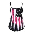 thumbnail image 5 of Alkepwun Tankini Bathing Suits for Women Tummy Control Two Piece Swimsuits American Flag Swimwear Tie Up Print Swim Tank Top with Boy Shorts, 5 of 5
