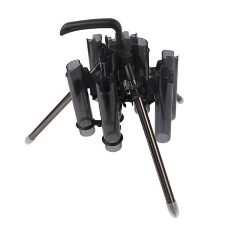 Portable Fishing Rod Support Tripod 9 Rods Stand Telescopic Rack Ground Rack