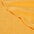 thumbnail image 3 of Superior Basketweave All-Season Cotton Blanket, California King, Gold, 3 of 11