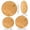 A, variant on 11.02 Inch Round Natural Bamboo Cutting Board Kitchen Chopping Board With Juice Groove Non Porous Prep Board For Meat Vegetable Food Preparation