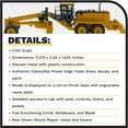 thumbnail image 4 of Diecast Masters 1:125 Caterpillar 24M Motor Grader, Elite Series Cat Truck | Scale Model Diecast Collectible Construction Trucks | Caterpillar Truck, Diecast Masters Model 85539, 4 of 8