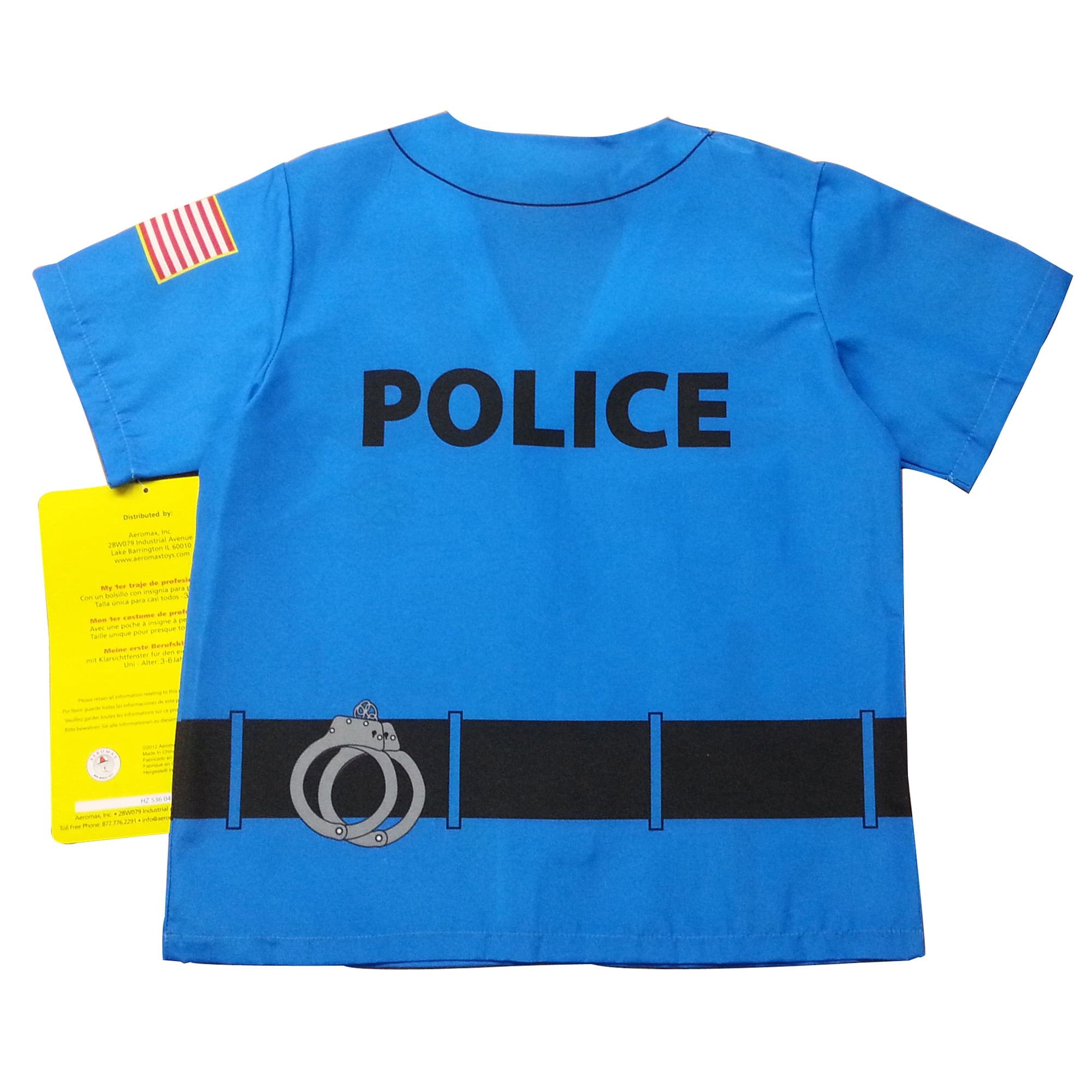 My 1st Career Gear Police Top, One Size Fits Most, Ages 3-6