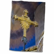 Italy, Florence. Gold cross, Santa Maria Novella in Florence. 15x22 Hand Towel twl-366502-1