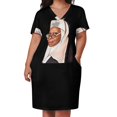 thumbnail image 2 of Vestido de bolsillo suelto Whoopi, ropa de verano, vestido para mujer, vestidos de fiesta de verano para mujer, 2 of 6