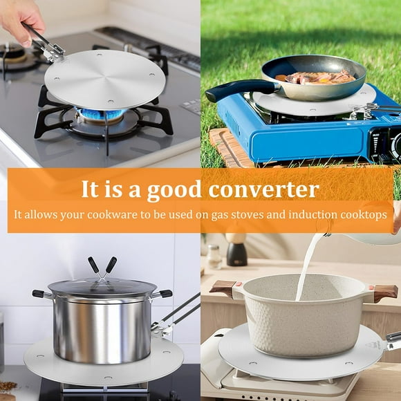 Placa conductora de calor de acero inoxidable súper magnética para cocinas de inducción