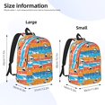 thumbnail image 3 of Yiaed Shark On Line Print Backpack, Premium Laptop Backpack, Travel Backpack for Women, Lightweight Backpacks, Comfortable Back Pack-Medium, 3 of 5