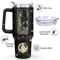 thumbnail image 2 of Constellation Tumbler with Lid and Straw, Sagittarius Tumbler, Goth Tumbler, Constellation Cup/Mug, Zodiac Gifts for Men Women, Constellation Gifts, 40oz Skinny Tumblers with Lids and Straws, 2 of 5