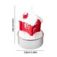 thumbnail image 3 of Nochebuena, Velas Decorativas de Muñeco de Nieve Navideño, Decoración Familiar, Decoración de Escritorio, Velas Pequeñas, 3 of 6