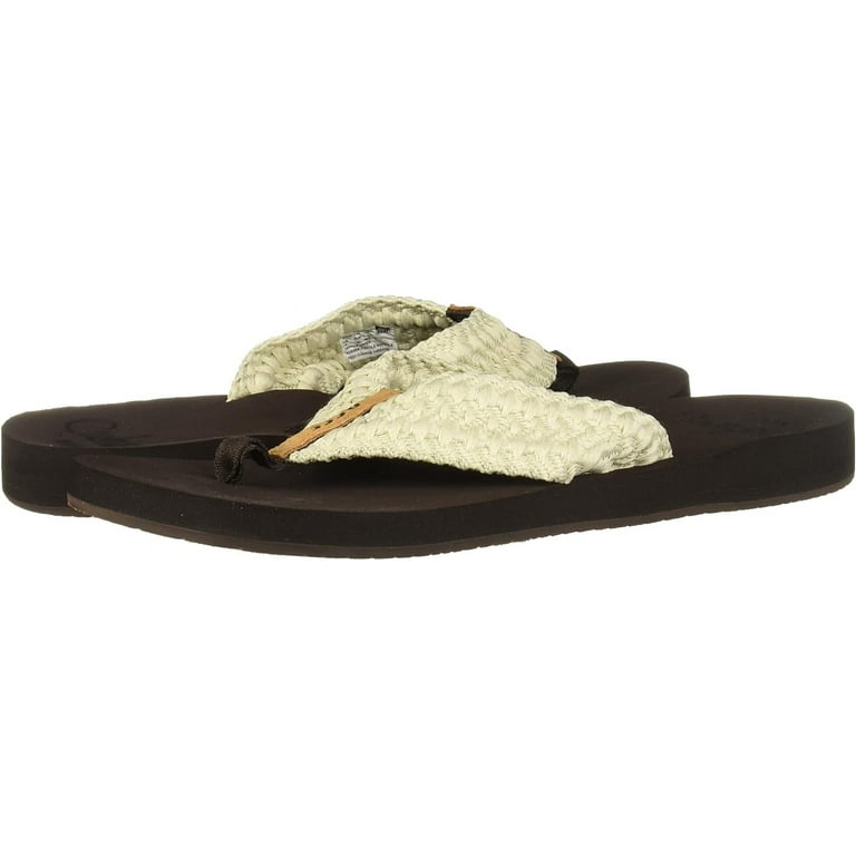 Reef Women's Cushion Threads Sandal 8 Vintage White - Walmart.com