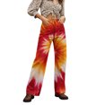 thumbnail image 5 of Endives Women's Pants Tie Dye Printed Casual Wide Leg Pants Fall Outfits for Women 2025, 5 of 7