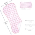 thumbnail image 2 of 4 Packs Ultra-Soft Cotton Burping Clothes - Large, Absorbent, Waterproof Baby Burp Cloths In Cute Unisex Designs, 2 of 4