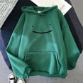 thumbnail image 7 of Men and women smiling face sports hoodie autumn and winter casual dream hooded pullover Harajuku super David coat-Khaki-L, 7 of 7