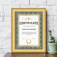 thumbnail image 3 of Certificate Wide Gold Picture Frame Gazdavellie, 3 of 8