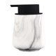 thumbnail image 1 of Dispensador de jabón de cerámica, dispensador de loción reutilizable para baños de hotel. Negro blanco, 1 of 9