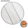 thumbnail image 2 of Mosiee Stainless Steel Round Grid Net Barbecue Net Baking Tray Bbq Grid 30Cm/35Cm/40Cm, 2 of 6