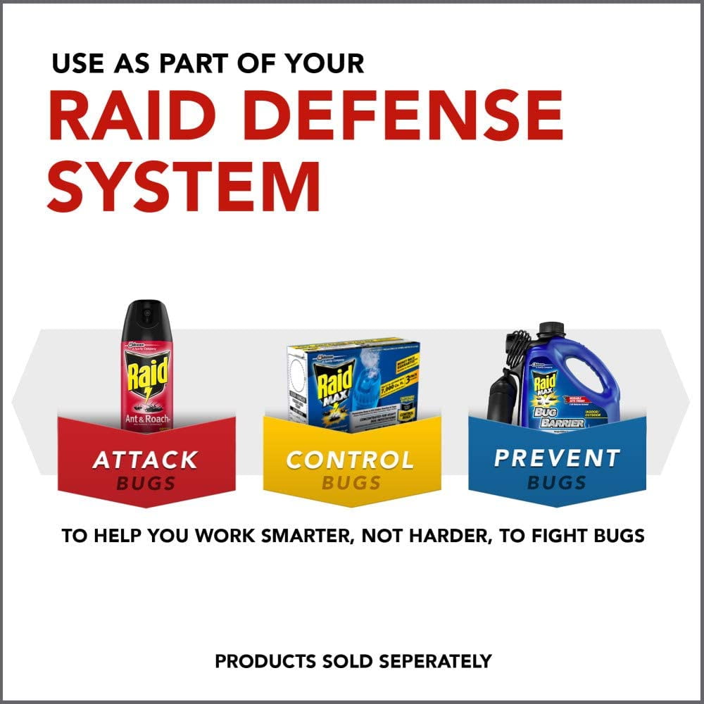 Raid Ant & Roach Killer Lavender, 17.5 Ounce (Pack of 6)