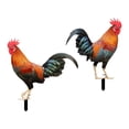 thumbnail image 1 of Adorno de estatua de Animal de gallo acrílico, estacas de jardín, estatuas de pie, artesanías pastorales, decoración para Patio, patio trasero, césped Color A y B, 1 of 8