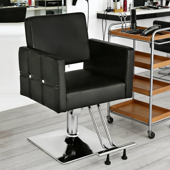 Artist Hand Hydraulic Black Salon Barber Chair