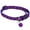 Purple, variant on Walbest Star Charm Pet Collar for Cats and Dogs Adjustable Nylon Bell Blue Pink Green Yellow Red or Purple Colors