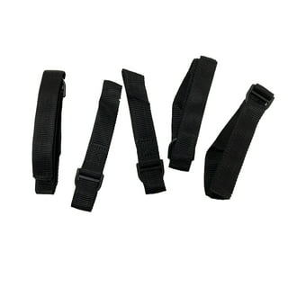Reusable Cinch Straps 2 x 60 - 6 Pack, Multipurpose Strong Gripping,  Quality Hook and Loop Securing Straps (Black)