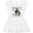 thumbnail image 3 of Inktastic Born to Fish Girls Toddler Dress, 3 of 5