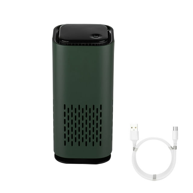 Billuyoard Removedor de polvo de olor de filtro de aire de escritorio portátil USB para coche de dormitorio de oficina en casa Suministros de limpieza para el hogar