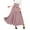 Pink, variant on Long Skirts for Women Women's Petite Size Long Pleated Skirt Navy,L
