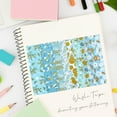 thumbnail image 5 of Wrapables Decorative Gold Foil Washi Tape Box Set for Arts & Crafts, Scrapbooking, Stationery, Diary (10 Rolls), Blue Green Bloom, 5 of 7