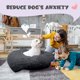 thumbnail image 2 of Cama de felpa para mascotas, cama para perros pequeños con forma de donut, cama redonda para perros, cama suave y relajante para perros y gatos, cama cómoda para gatos, diámetro exterior de 40 cm, 2 of 5