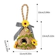 thumbnail image 4 of MesaSe Mini Beehive Farmhouses Bee Hive Table Decor Spring Jute Rope Woven Hanging Ornament Decorative Honey Beehive Farmhouses Country Home Kitchen Bookshelf Decoration A, 4 of 8