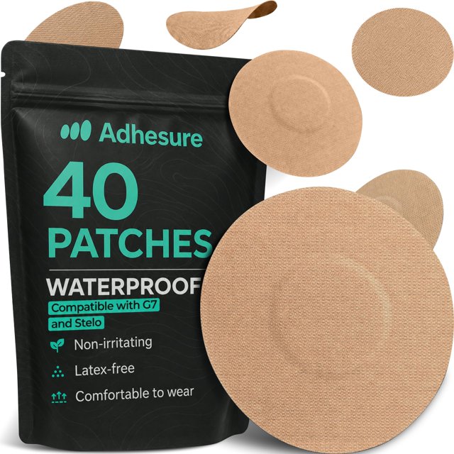 Parches Adhesivos Adhesure para Dexcom G7 y Stelo Impermeables