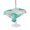 Teal,Green, variant on Outdoor Tablecloth with Umbrella Hole for Patio/Picnic/Party/Camping, Teal Coastal Waterproof Table Cloth Rectangle Table Cover Washable, Sea Turtle Beach Nautical Seaside Ocean (52"x 70")