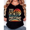 thumbnail image 1 of Camisetas con diseño gráfico para mujer, playera corta, clásico, estética, ropa de verano de los 90Women'S T-Shirt, "Color Disk 90S" Print, Retro Minimalist Fashion, Round Neck, Casual Comfort, Spo, 1 of 6