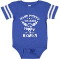 thumbnail image 3 of Inktastic Handpicked for Earth by My Poppy in Heaven with Angel Wings` Boys or Girls Baby Bodysuit, 3 of 5