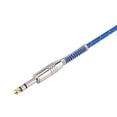 thumbnail image 3 of Cable de audio estéreo macho a macho de 6,35 mm para mezclador de guitarra eléctrica estéreo de 1 metro, 3 of 6