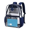 thumbnail image 1 of Ediodpoh Transparent Backpack Large Capacity Lightweight School College Bookbag With Adjustable Straps Durable Clear Backpack For Students B, 1 of 4