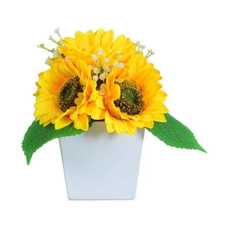 

LED Bedside Light Artificial Sunflower Flowers Table Light for Living Room Study