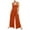 Red jumpsuits women dressy, variant on Wycnly Jumpsuits for Women Dressy Fashion Elastic Waist Loose Wide Leg Strap Pocket Long Jumpsuits Overalls Summer Square Neck Sleeveless Solid Maxi Trendy Rompers Blue m