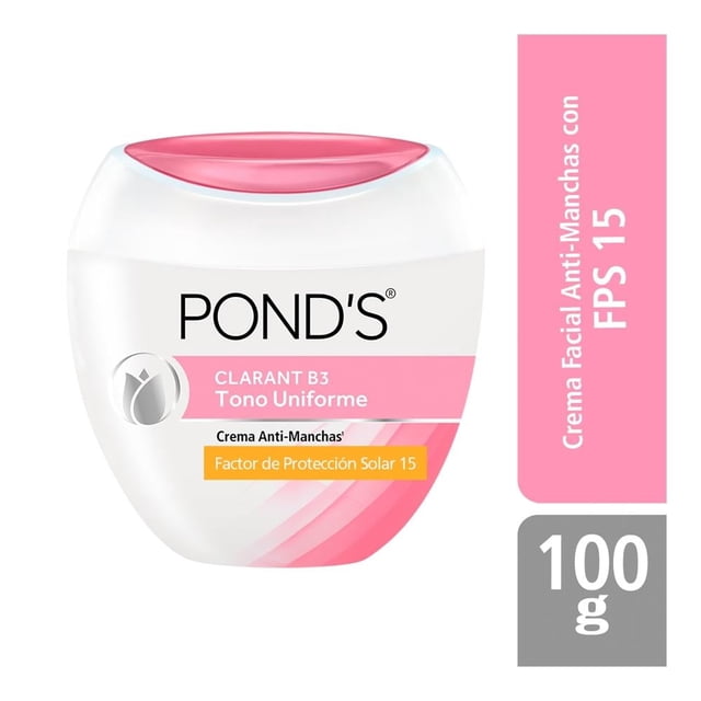 Crema facial Pond´s Clarant B3 anti-manchas con protección solar FPS 15 100 g