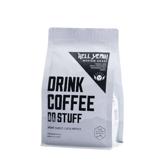 Hell Yeah Blend - Roasted by Drink Coffee Do Stuff - Whole Bean Coffee - 12 Ounce Bag