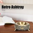 thumbnail image 4 of Retro Ashtray Smoking Accessories Hollow Design Craftsmanship For  Gray, 4 of 8