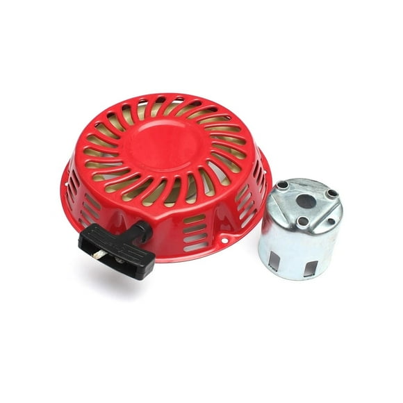 Red Recoil Pull Starter With Flange Cup GX390 For Honda GX340 11HP & GX390 13HP Lawn Mower Generator Engine