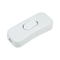 thumbnail image 5 of Uxcell AC 250V 2A On/Off Inline Cord Switch White for Desk Lamp 2 Pack, 5 of 5